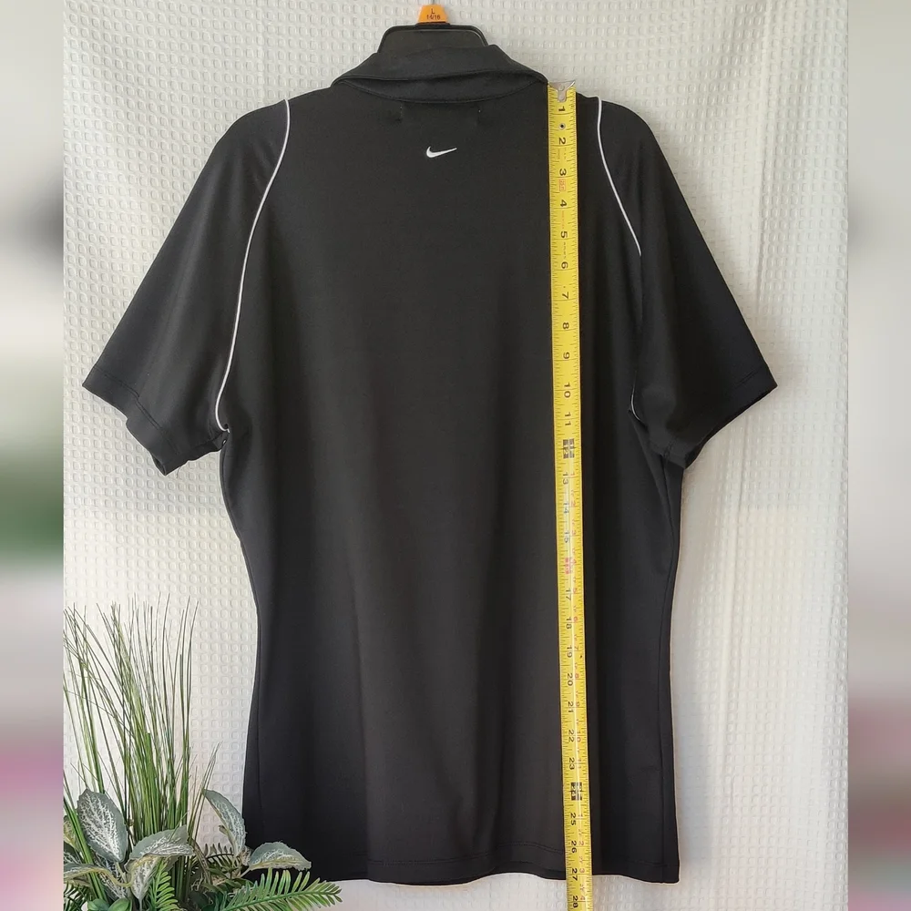 Nike Golf Men's DRI-FIT Black Polo Shirt Size XL(16/18)